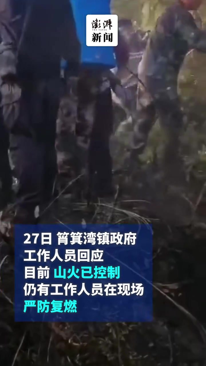 湖南沅陵发生山火燃烧两天，镇政府回应目前火势已控制