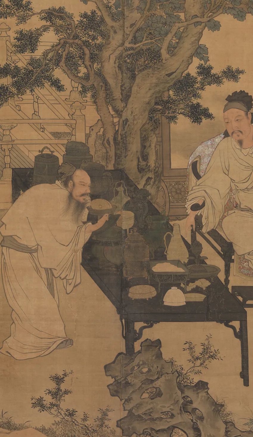 明 杜堇 玩古图 轴(局部) 10.5(三)-12.25(日)