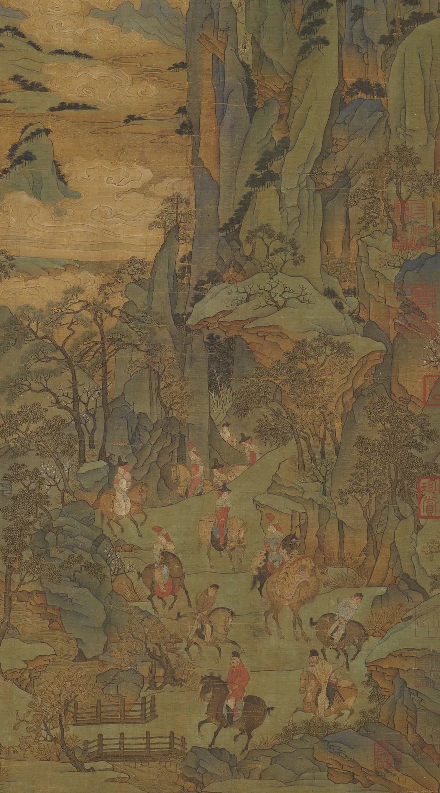 唐人明皇幸蜀图 轴(局部) 10.5-11.15(限展)