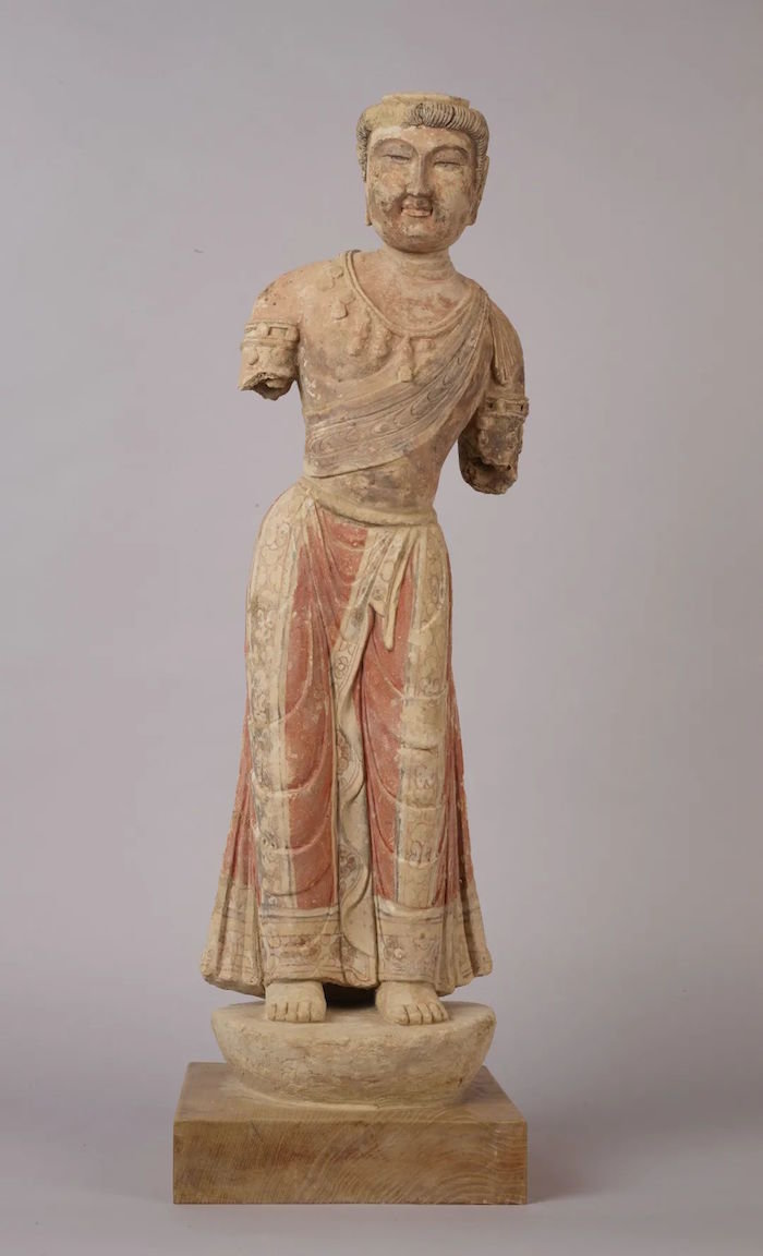 彩塑供养菩萨像(唐) 敦煌研究院藏