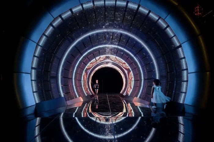 钟飙《洞见》 交互影像装置 2018年