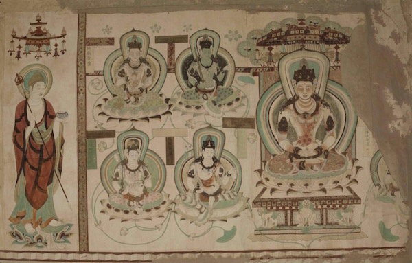 榆林窟第25窟八大菩萨曼荼罗