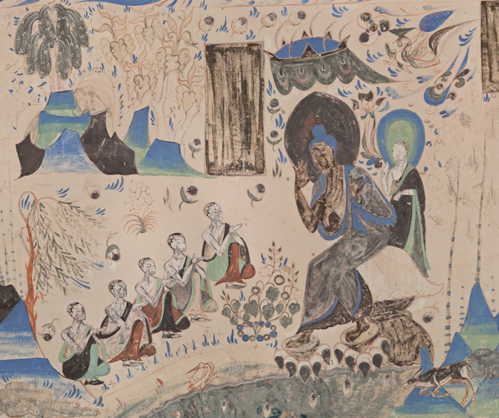 莫高窟西魏第285窟 五百强盗皈依