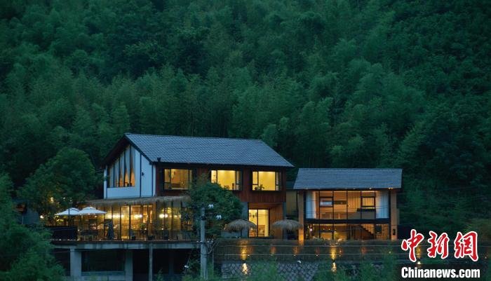 浙江杭州临安月亮工坊民宿。　临安文广旅体局提供