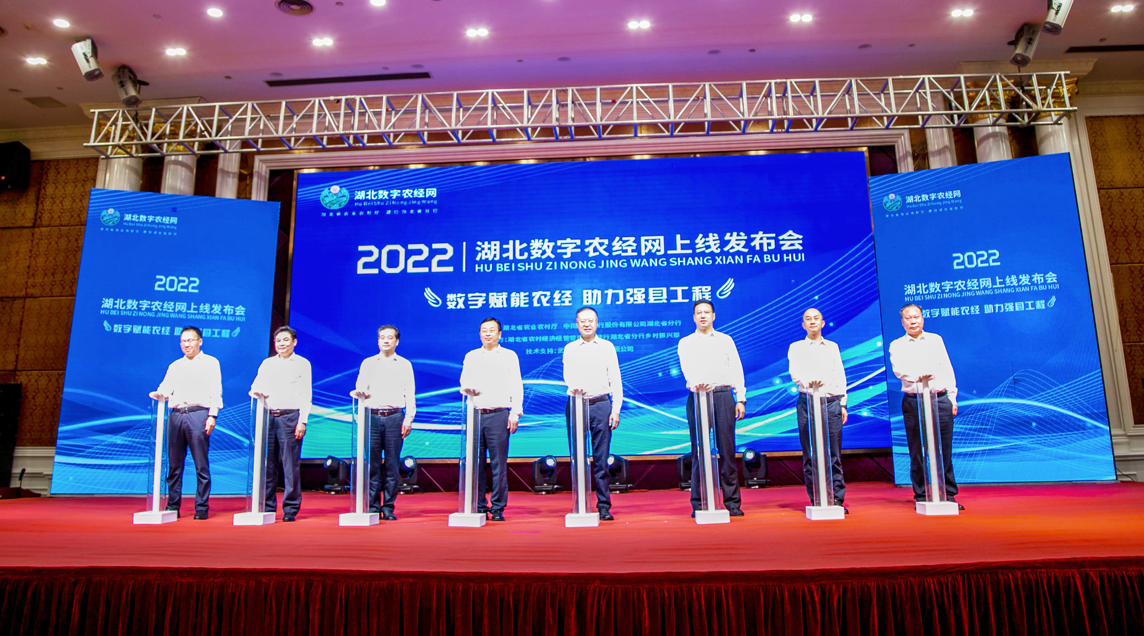 湖北数字农经网上线启动仪式 （杨林 摄）