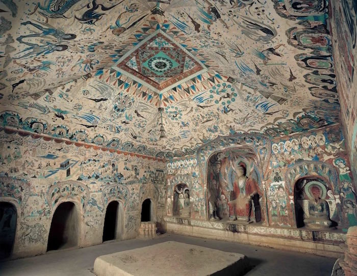 莫高窟第285窟（复制窟）内景 (西魏)