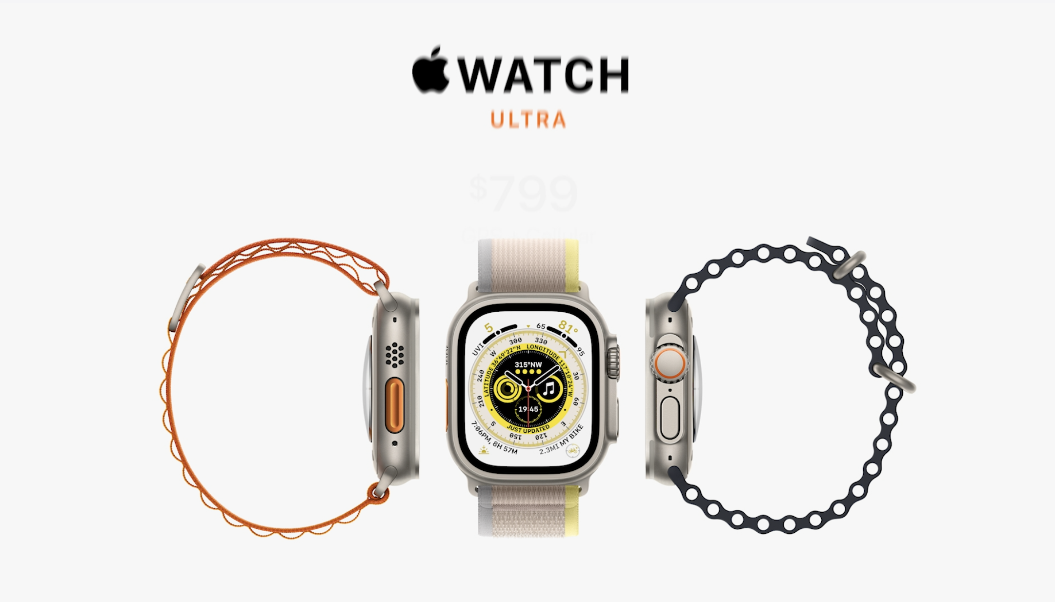 Apple Watch Ultra发布：全新设计 60小时续航