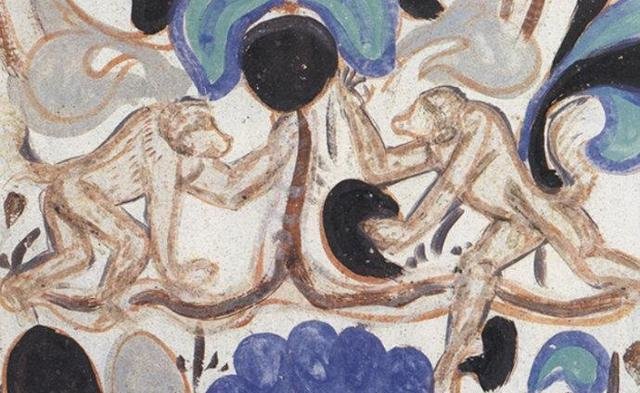 ▲猕猴-北周-莫高窟第428窟