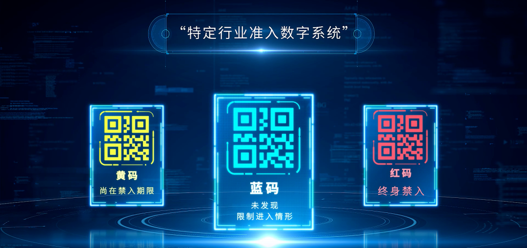 特定行业准入数字系统