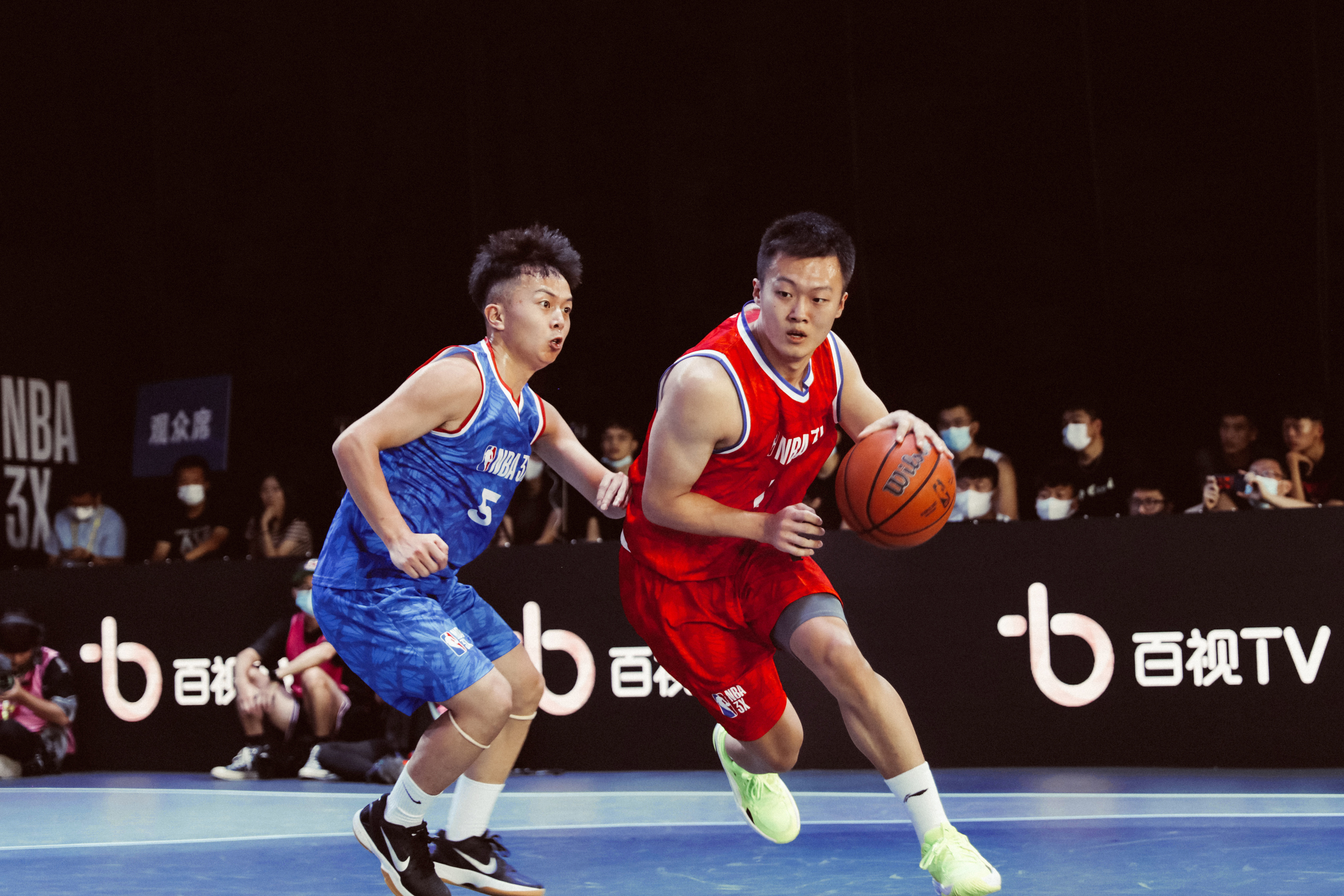 （图说：继华南、华中之后，NBA3X华北区域赛在青岛举行。）