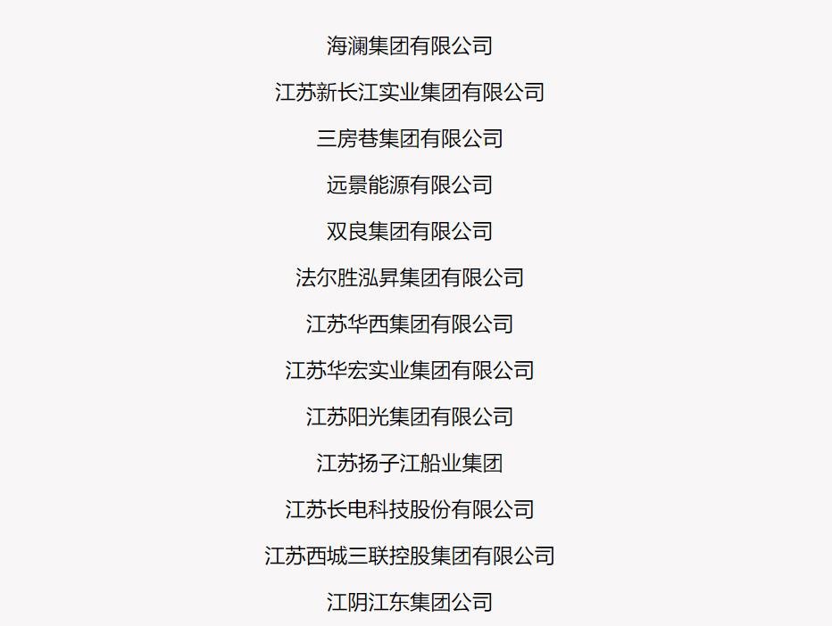 2022中国企业500强名单公布 无锡江阴9家企业入围!
