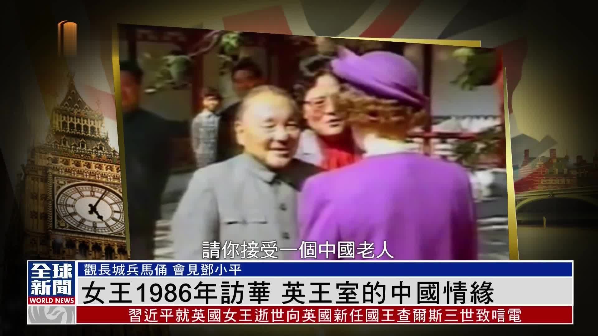 粤语报道｜新闻背景：伊丽莎白二世1986年访华 英王室的中国情缘