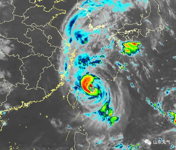 9月12日19：45的台风“梅花”