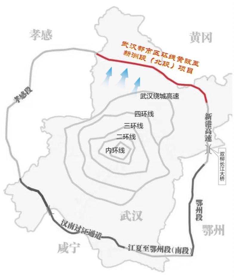 武汉六环线高清图图片