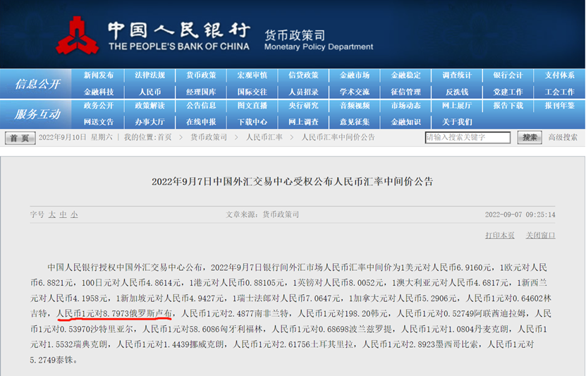 中俄以本币结算费用,1卢布等于1元人民币?系误读