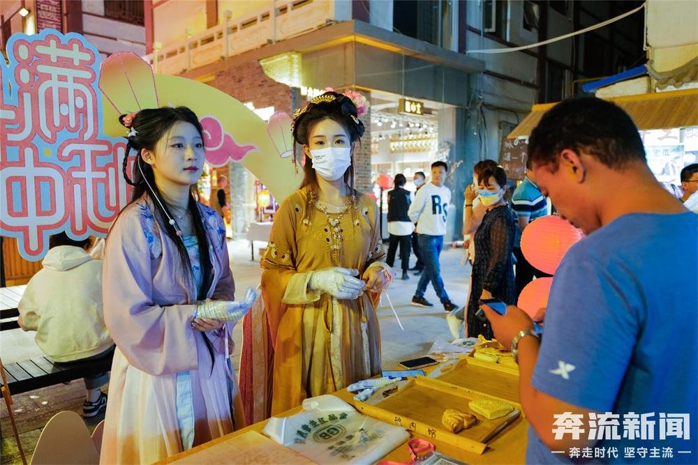 敦煌沙州食驿非遗展演活动现场