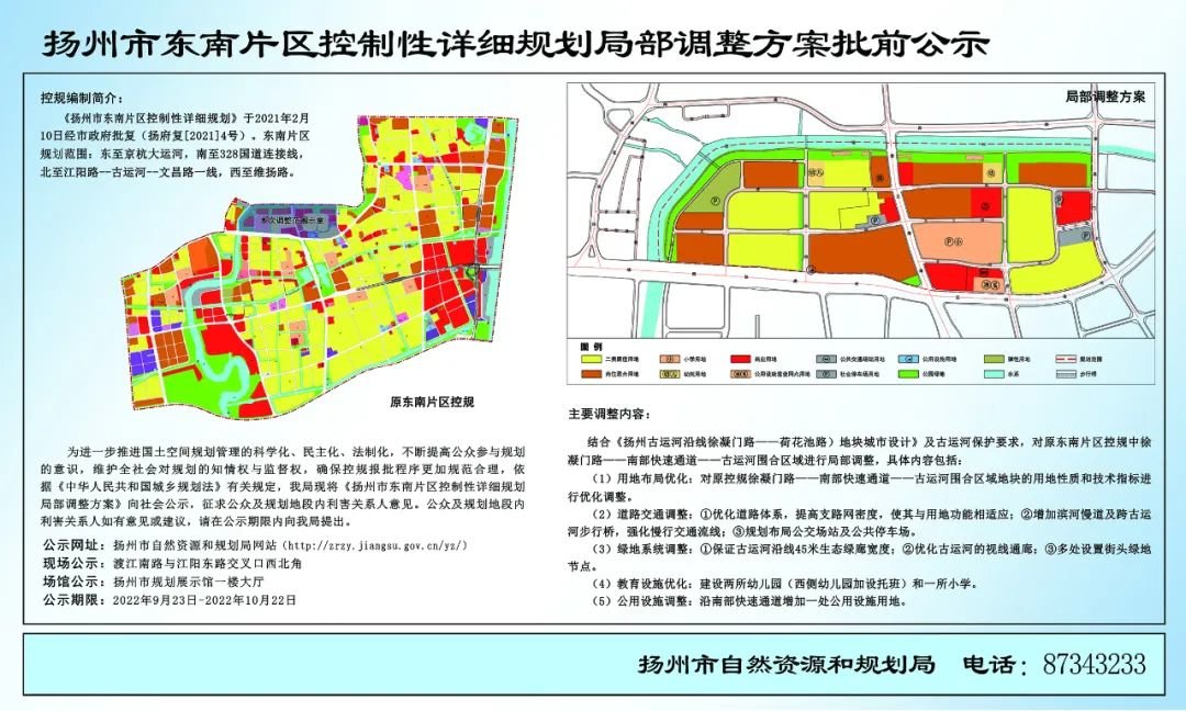 新增学校！东南新城590地块规划变更 ——凤凰网房产扬州