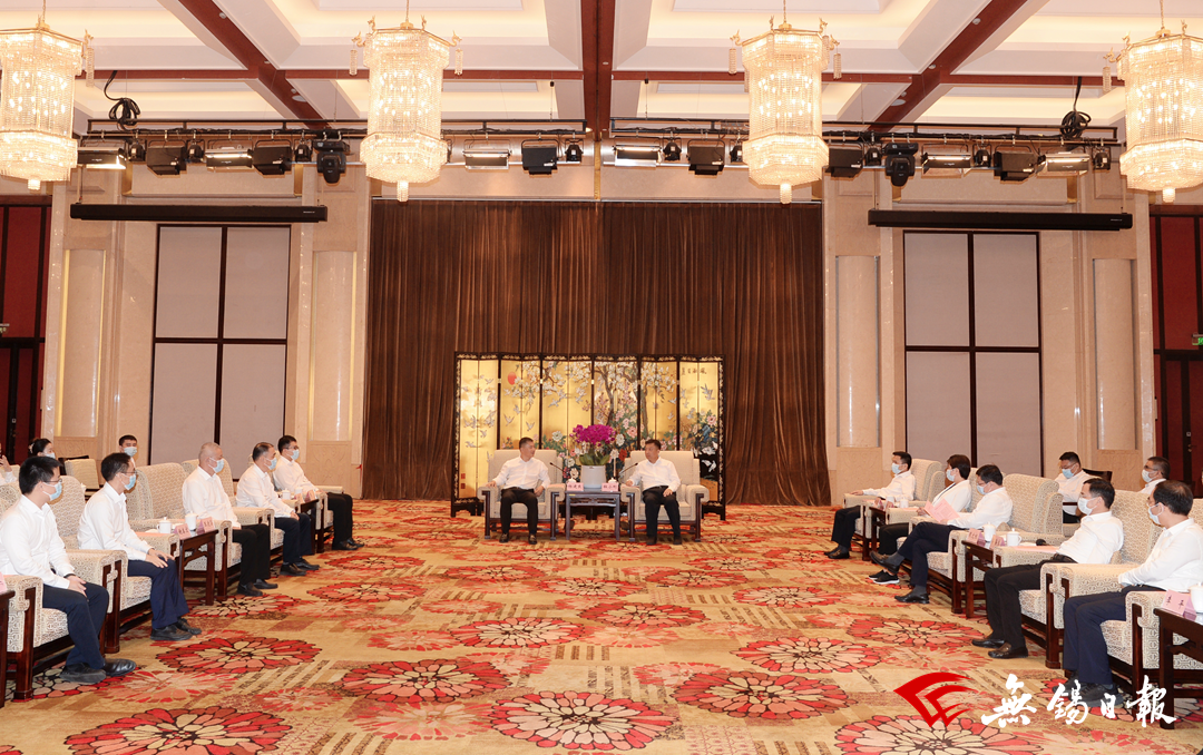 无锡市委书记会见上机数控董事长:政企携手打造合作共赢新样板凤凰网江苏_凤凰网