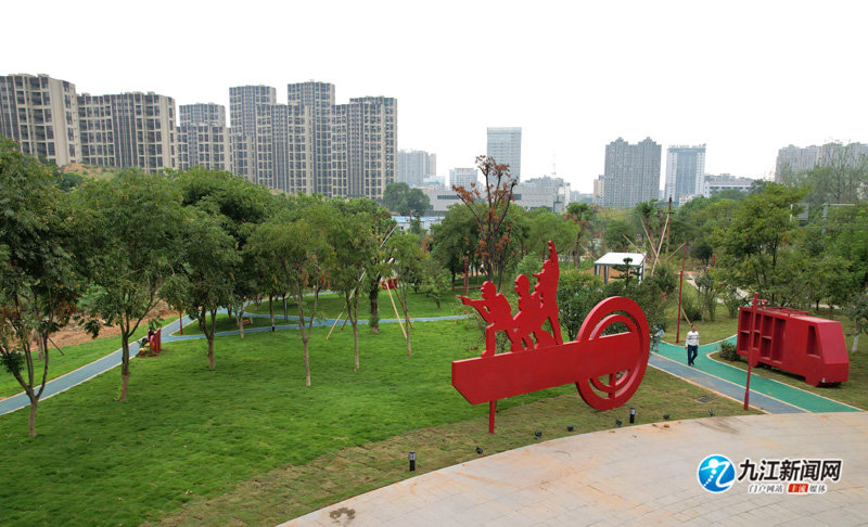 九江陆家垅一消防主题公园在建（图）