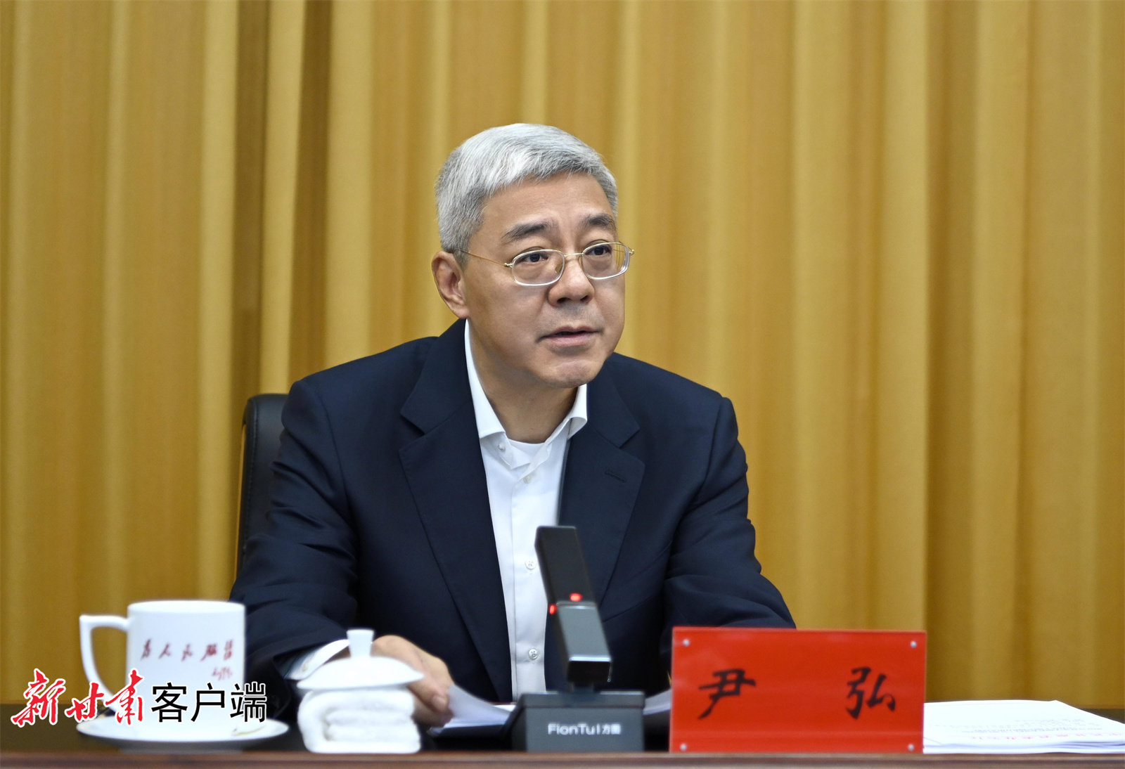 9月19日，2022年秋季学期省委党校中青年干部培训班开班，省委书记、省人大常委会主任尹弘在开班式上与学员交流。新甘肃&middot;甘肃日报记者 高樯