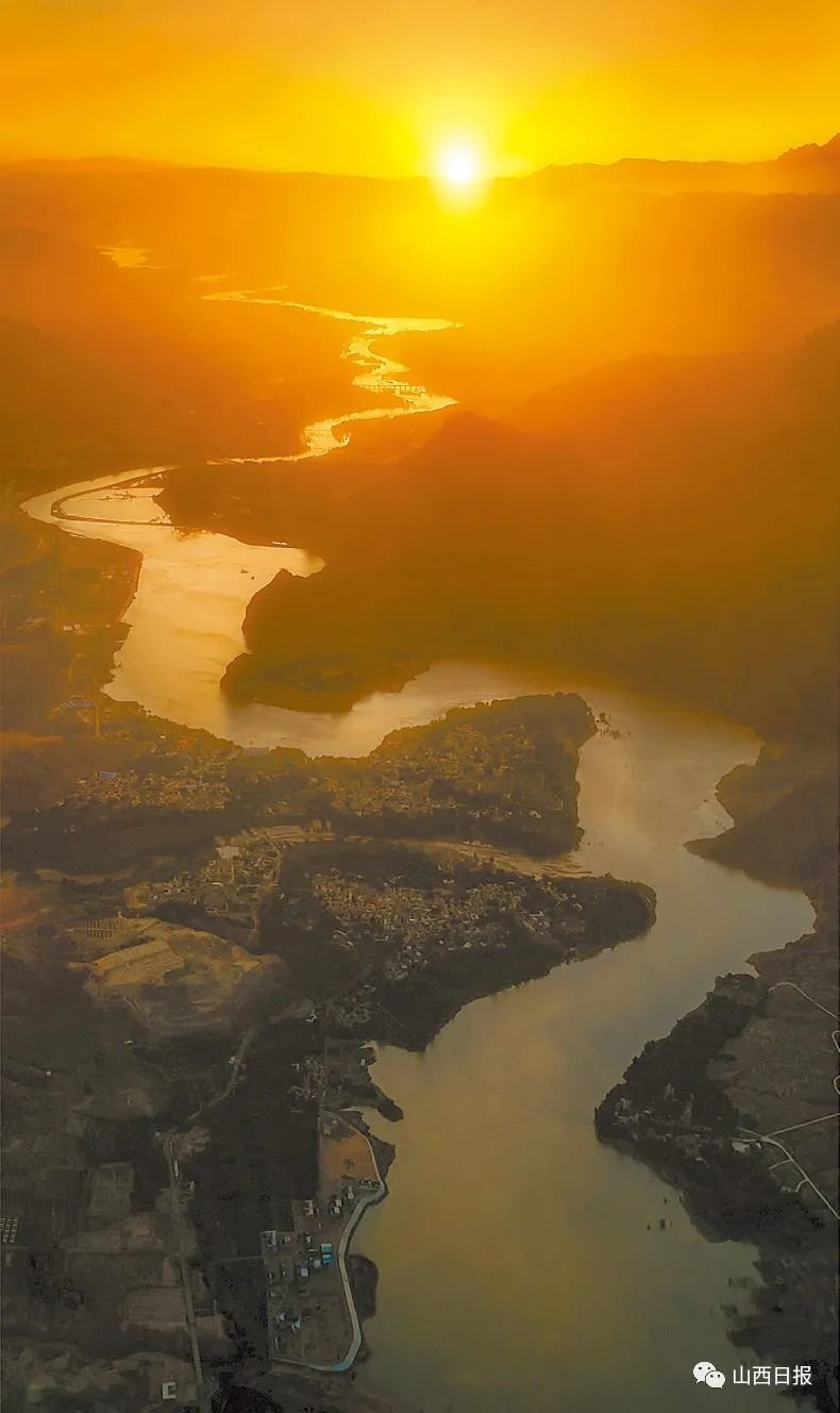 黄河边风景图片