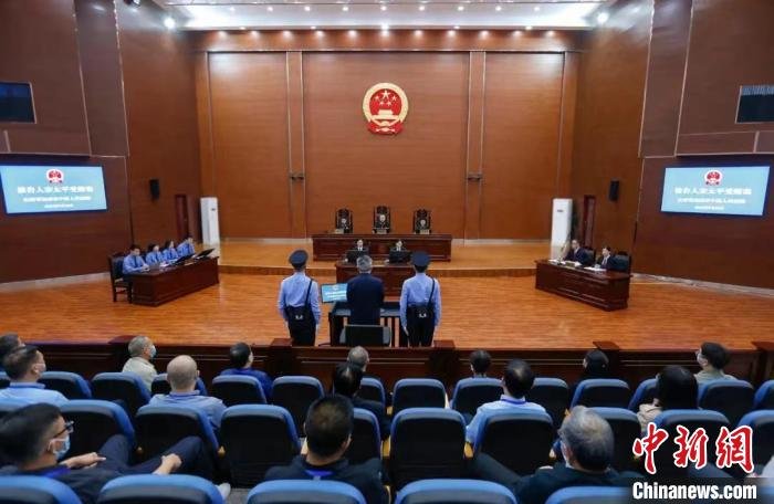 庭审现场。　山西省高级人民法院供图