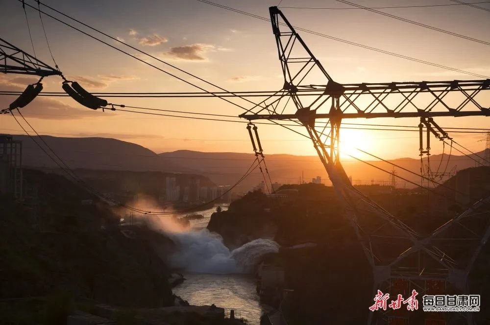 刘家峡水电厂泄洪
