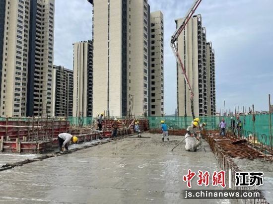 项目建设现场。江宁开发区供图