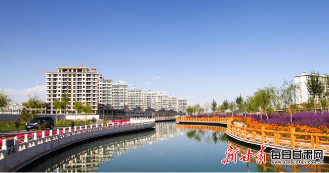 张掖城市黑臭水体治理效果显著