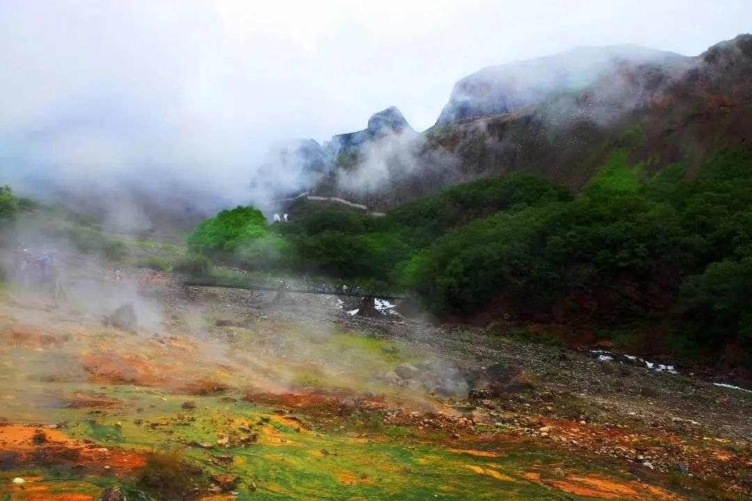 长白山北景区温泉群