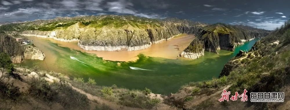 洮河和黄河交汇