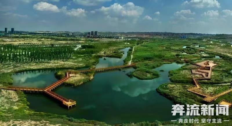 一条“巨龙”卧旱塬 浇出一座现代化新城