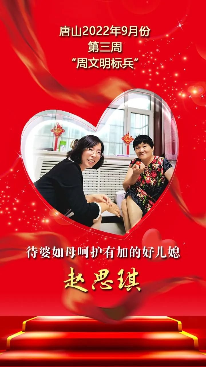 唐山9月份第三周“周文明标兵”发布