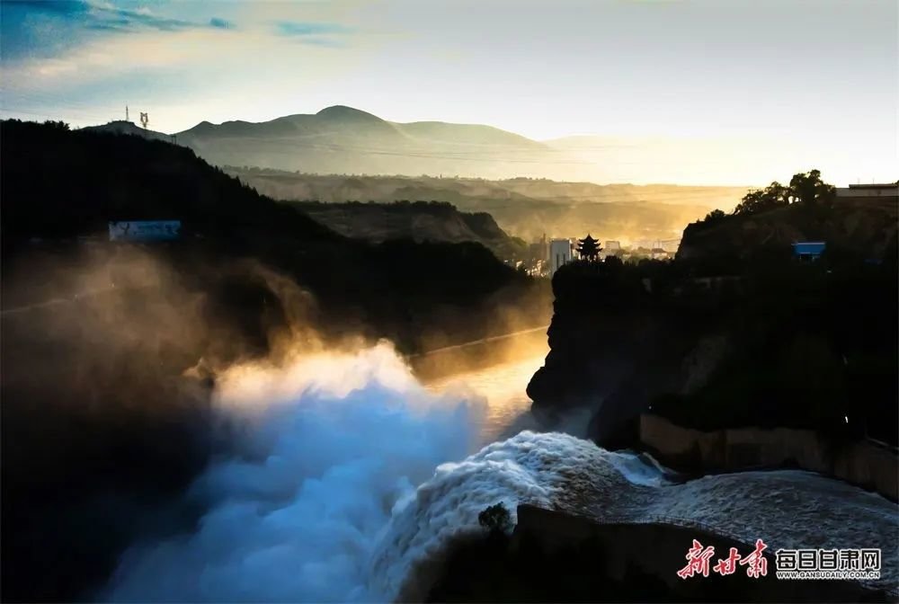 刘家峡水电厂泄洪