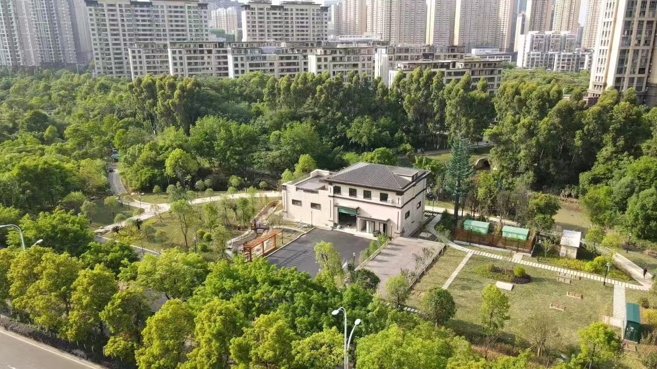 建春湿地公园地埋式再生水处理站建成投入运行