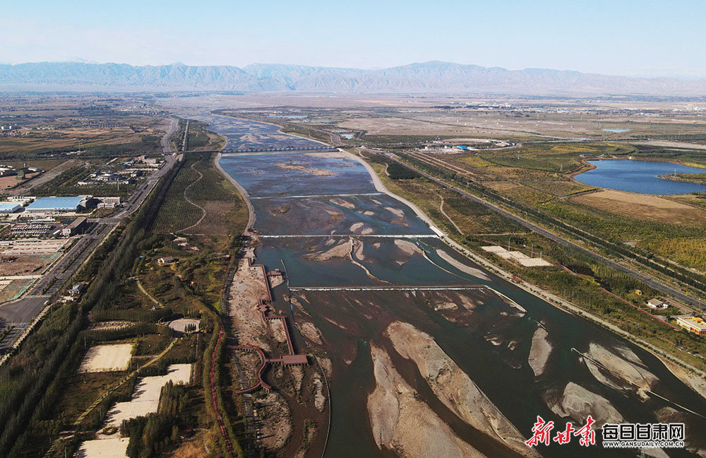 黑河流经张掖市