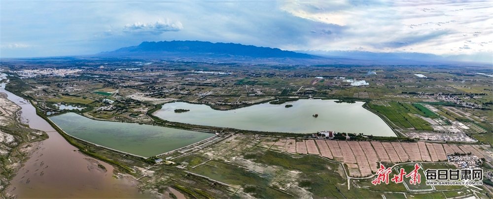 黑河流经大河湾水库