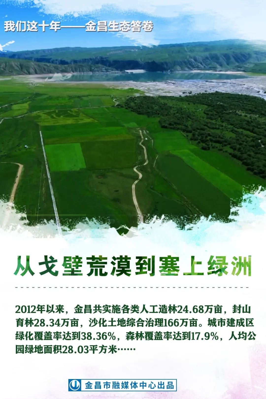 海报丨我们这十年之金昌生态答卷凤凰网甘肃_凤凰网