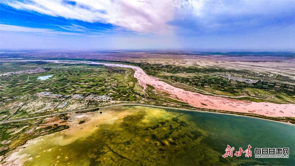 黑河流经罗城马尾湖水库