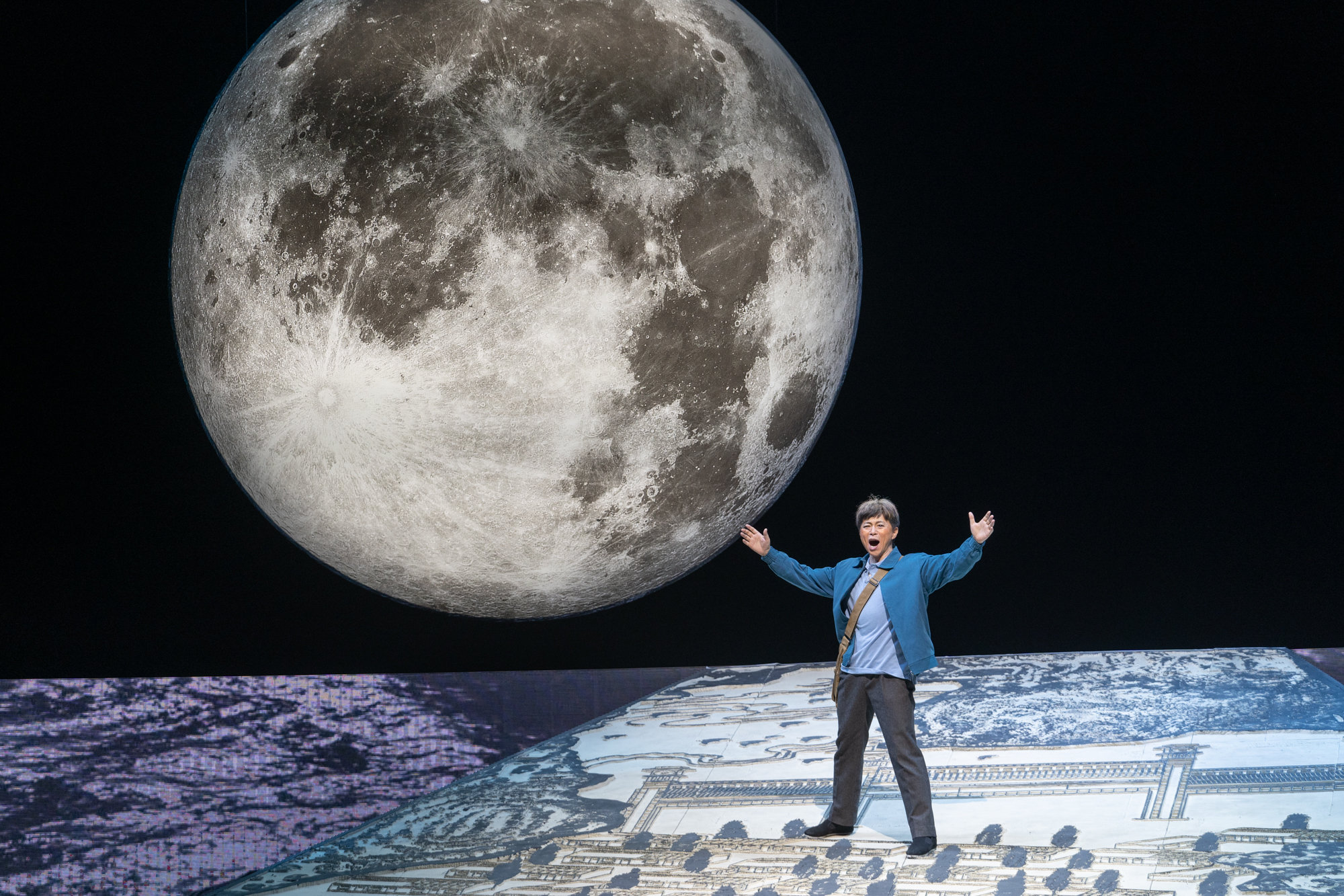 民族歌剧《山海情》集结了王宏伟等实力歌唱家。 牛小北 摄