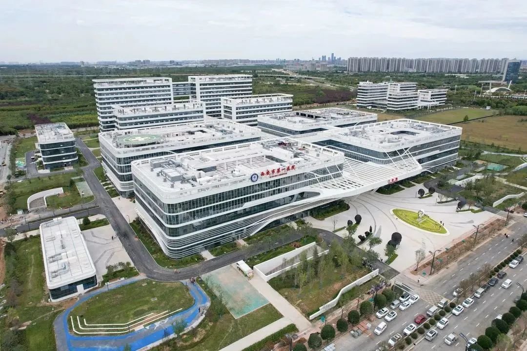 陕建承建的西安医疗产业园项目竣工