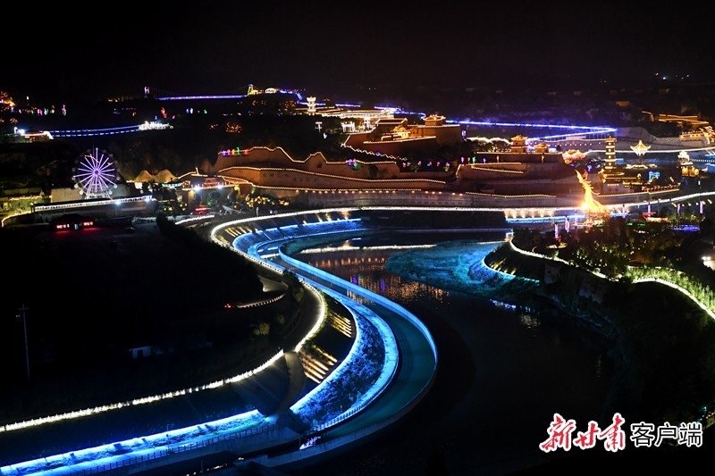 庆阳夜景（资料图，本文照片均由庆阳市提供）