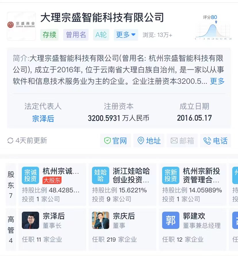 被娃哈哈集团声明无关的贵州娃茅酒 与宗庆后有何关联？