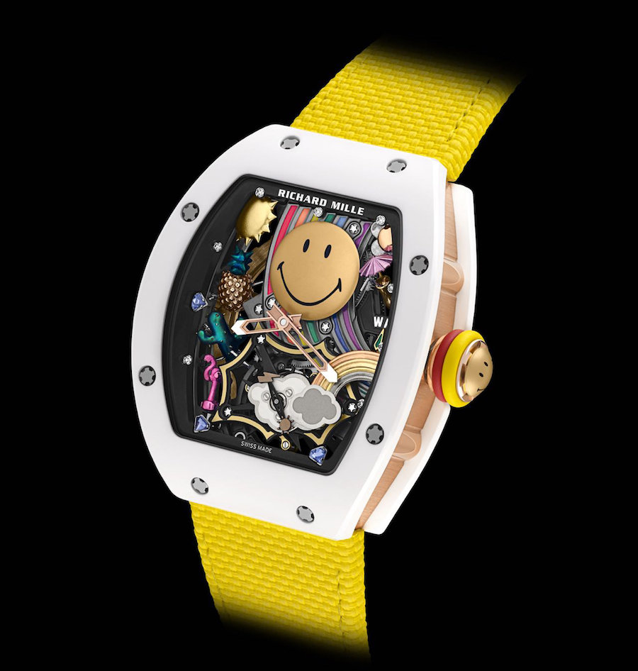 RICHARD MILLE 发布全新RM 88 Smiley自动上链陀飞轮腕表,演绎玩趣风格。