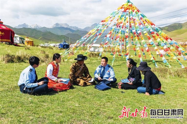 天祝县税务局深入乡镇为农牧民群众宣讲政策