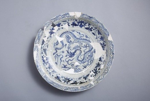 景德镇陶瓷大学元青花博物馆即将开馆 300余件修复器瓷片亮相