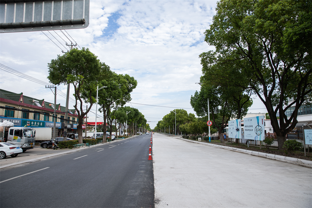 苏州相城北桥街道凤北公路(御窑路至广济北路)改造路段顺利通车!