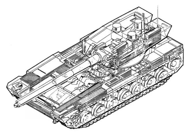 图片：FMBT竞赛中最著名的一款坦克设计。
