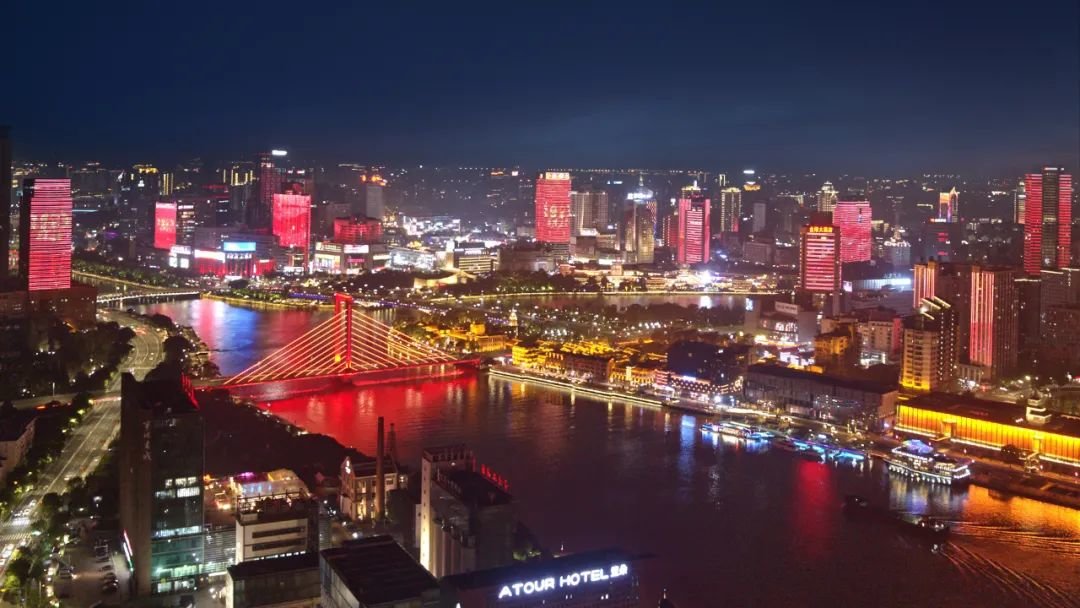 宁波灯光秀,喜迎二十大!凤凰网宁波_凤凰网