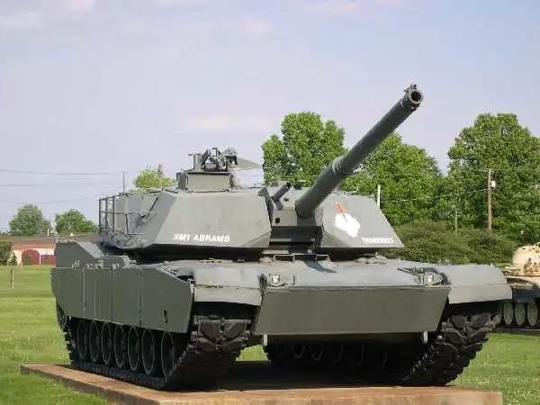 图片：M1主战坦克。